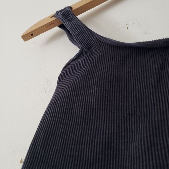 Free People Movement Activewear Crop Top Ribbed Dark Gray XS/S - Picture 5 of 5